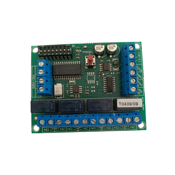 AMC electronics CH1000 llave electrónica en bus serie con 4 relés